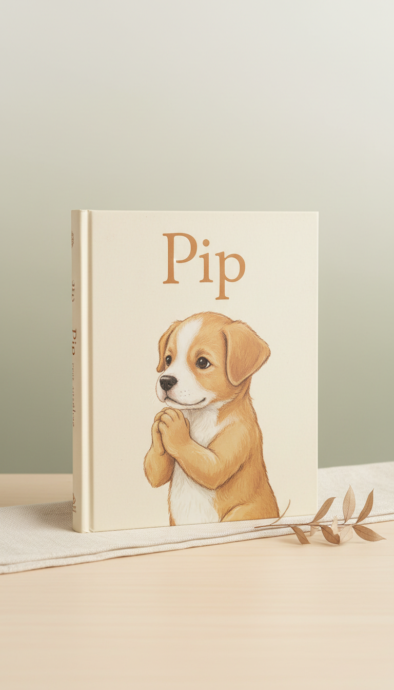 Pip the Praying Puppy Hardcover Storybook